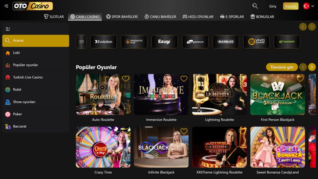 otocasino canlı casino